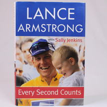 SIGNED Lance Armstrong Every Second Counts First Edition HC Book Very Good Copy - £73.33 GBP