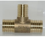 Zurn QQT776GX 1-1/2&quot; X 1-1/2&quot; By 1-1/4 Inch Barbed Reducing Brass Tee - $21.99
