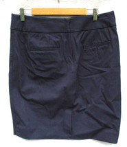 Banana Republic Sloan Pencil Skirt Navy Blue Size 14 Cotton Stretch NEW ... - £18.68 GBP