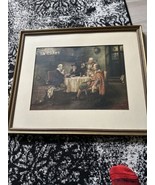 Framed &quot;Ye Olde Tavern&quot; Print. Artist Fritz Wagner-Hohenberg 21.5” X 25.5” - £43.95 GBP