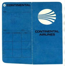 Continental Airline Ticket Jacket Trip Pass Special Service Ticket Board... - £15.68 GBP