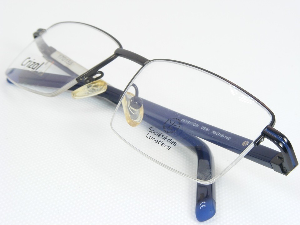 Société des Lunetiers Crizal BRIGHTON 0506 DARK BRONZE /BLUE /EGGPLANT 55-18-140 Item image 4