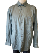Matinique Light Blue Long Sleeve Point Collar Button Down Shirt, Men&#39;s S... - $14.24