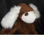 VINTAGE MOD TOGS BABY BROWN PUPPY DOG WHITE EARS STUFFED ANIMAL PLUSH TO... - $37.05