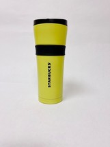 Starbucks Vacuum Insulated Matte Citrus Yellow Rubber Grip Steel Tumbler... - £90.72 GBP