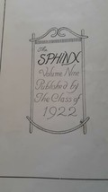 1922 Sphinx Centralia, Illinois High School yearbook - £39.96 GBP