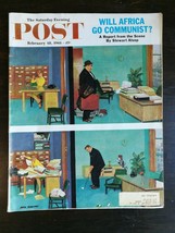 Saturday Evening Post February 18 1961 Dick Sargent Cover James Jimmy Stewart C1 - £5.32 GBP