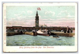 Ferry Building View From Bay San Francisco California CA UNP DB Postcard W5 - £2.19 GBP