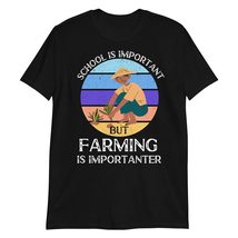 PersonalizedBee School is Important But Farming is Importanter T-Shirt | Farm Fa - £6.54 GBP+