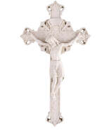 Whitewash 9&quot; Wall Crucifix , New #AB-171 - $17.00