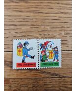 US Stamp/Seal Christmas Seal Vintage  1974 Strip of 2 - $31.00 MXN