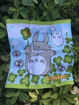 My Neighbor Totoro - Totoro &amp; Clover Cotton Handkerchief - Original Ghibli Studi - £38.32 GBP