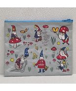 Primitives by Kathy Gnome Mushroom Snail Butterfly Zip Pouch Bag 9.5&quot; x ... - $178.87 MXN