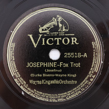 Wayne King / Roy Fox - Josephine / Miracles Sometimes Happen 10&quot; 78 rpm 25518 - £13.41 GBP