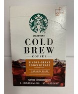 One New In Box Starbucks Cold Brew Caramel Dolce Single Serve Concentrat... - £7.78 GBP