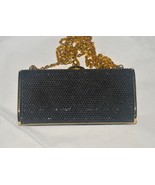 Judith Leiber Black Evening Crossbody Purse ~ Crystals  ~ Vintage  - $340.00