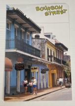New Orleans City Of Enchantment Bourbon Street Postcard - $2.34