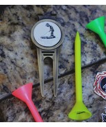 Pinehurst White Ball Marker and Divot Tool - Free Martini Tee with Purchase - $25.42 CAD