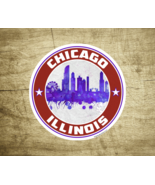 3&quot; Chicago Illinois Sticker Decal Lake Michigan Skyline - £3.88 GBP