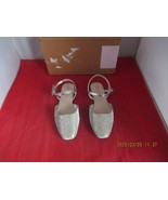 Journee Collection Women&#39;s Nysha Rhinestone Flats $99  US Size 9 - Silve... - $33.83 CAD