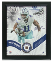 Micah Parsons Dallas Cowboys Framed 15&quot; x 17&quot; Game Used Football Collage LE 50 - £91.29 GBP