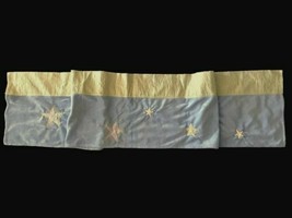 Pre-own 2 available BABY BOY VALANCE blue stars nursery curtains decor 7... - £6.90 GBP