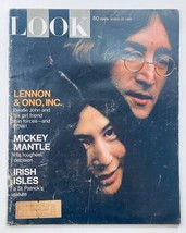 VTG Look Magazine March 18 1969 Vol 33 #6 Beatle John Lennon &amp; Yoko Ono - £11.25 GBP