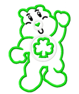 Carebears St. Patrick&#39;s Day Machine Embroidery Applique Designs - £3.12 GBP