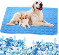 Dog Cooling Mat, Pet Dog Self Cooling Pad, Ice Silk Washable Summer Cool... - $44.54