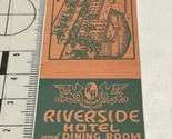 Vintage Matchbook Cover  Riverside Hotel Restaurant FT Lauderdale gmg  U... - $12.38