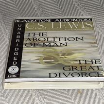 The Abolition Of Man &amp; Great Divorce Audiobook C.S. Lewis Blackstone A1 - $34.36