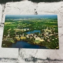 Vintage Postcard Air View Falmouth Massachusetts On Cape Cod Scenic - £5.40 GBP