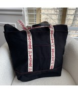 Victoria’s Secret Canvas Tote Bag Logo Straps - $291.90 MXN