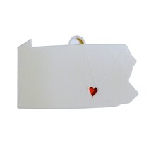 Pennsylvania State Harrisburg Heart Ornament Christmas Decor USA PR244-PA - €4,36 EUR