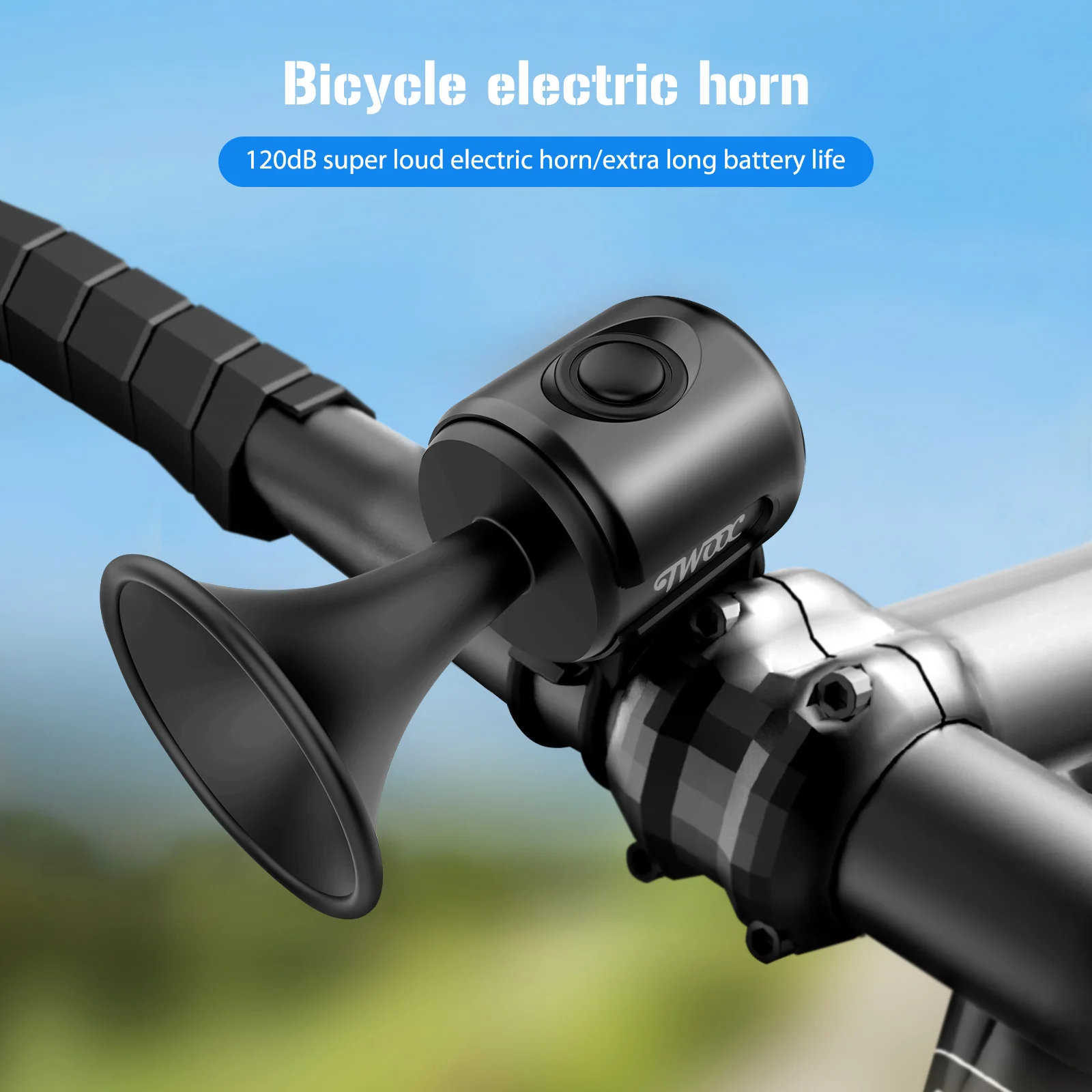 120dB Bicycle Part Electric Horn High Decibel Bike Electric Bell Lightweight Bic - £109.65 GBP