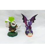 Lot Of (2) Skylanders Swap Force Cynder And Zoo Lou Figures - $198.83 MXN