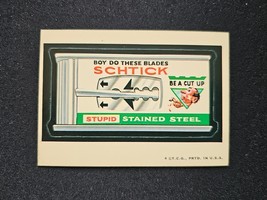 Topps Wacky Packages 2nd Series 1973 SCHTICK White Back - $27.11 CAD