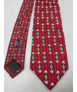 Vtg J Z Richards All Silk Red Necktie With Diamond Pattern - $242.63 MXN