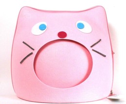 FurHaven Pet Products Kitty Face Light Pink Felt Cubby 15.25&quot; X 14.25&quot; X... - $41.99