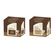 Harry &amp; David Coffee Combo, Dark Roast-Vanilla Creme Brulee 2/18 ct boxes  - £19.97 GBP