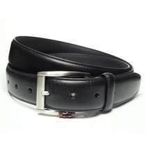 Trafalgar Men Dress Belt Size 42 Black Leather 32mm Wide  - £45.72 GBP