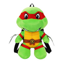 TMNT Raphael Retro Character Youth 14&quot; Plush Backpack - £21.30 GBP