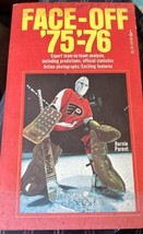 FACE-OFF ‘75-‘76 NHL Hockey Annual Bernie Parent Philadelphia Flyers Goalie - £27.05 GBP