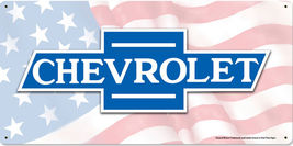 Chevrolet Logo Metal Sign 24" by 12" - $69.95