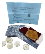 Heart and Hand Dry Goods Millinium Star Pillow Kit NEW - $244.75 MXN