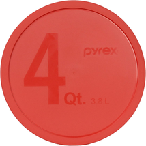 Pyrex - Red 4 Quart Plastic Mixing Bowl Lid - £11.96 GBP