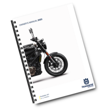 HUSQVARNA 2023 - SVARTPILEN 401 US - OWNERS MANUAL - REPRINTED COMB BOUND - $25.25