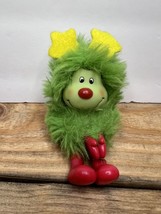 Rainbow Brite LUCKY SPRITE Green, Vintage 5&quot; inch Clip On Hands Rare - £21.62 GBP