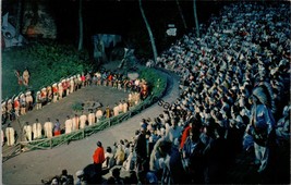 Audience &amp; Opening Prayer Stand Rock Ceremonial Wisconsin Dells  Postcard PC227 - £3.92 GBP