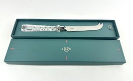 Lenox Abbey Lead Crystal Handled Cheese Knife With Box 9” L  SSteel See 10 pics - £14.82 GBP